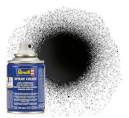 REVELL 100ml Acrylic Black Gloss Spray