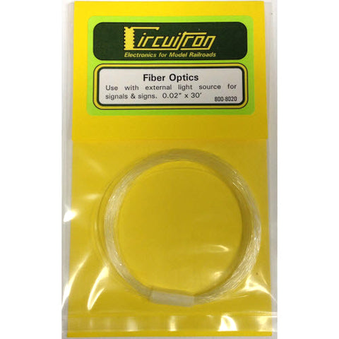 CIRCUITRON Fiber Optics - .02" Diameter, 30 Feet