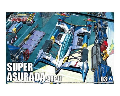 AOSHIMA 1/24 Future GPX Cyber Formula Super Asurada AKF11 Race Car