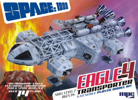 MPC 1/72 Space 1999: Eagle 4 Transporter (14" Long) w/Lab Pod & Spine Booster