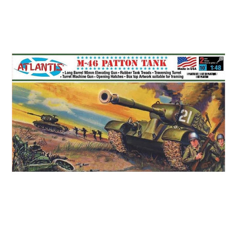 ATLANTIS  1/48 US M46 Patton Tank