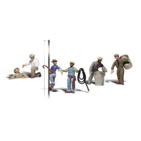 WOODLAND SCENICS HO Figures: City Workers