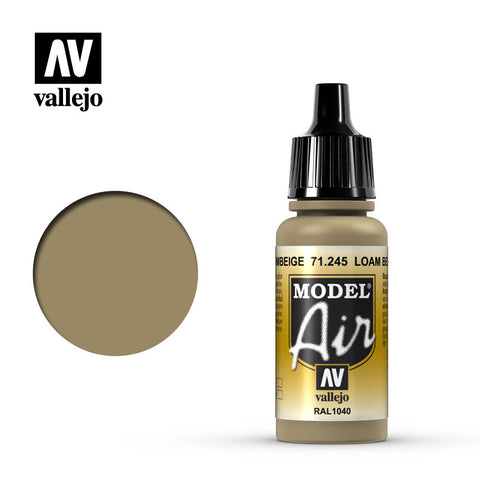 VALLEJO 	17ml Bottle Loam Beige Model Air