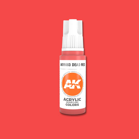 AKI Dead Red 3G Acrylic Paint 17ml Bottle