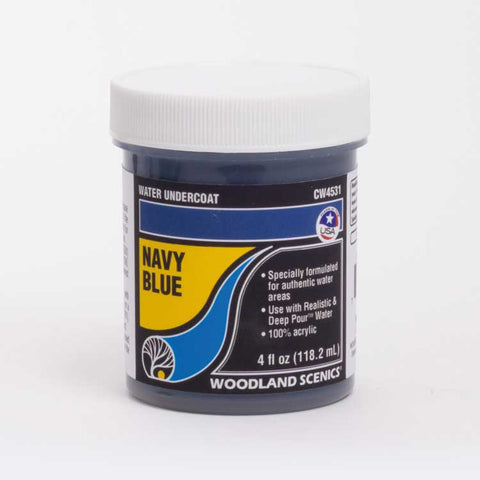 WOODLAND SCENICS Water Undercoat Navy Blue 4oz