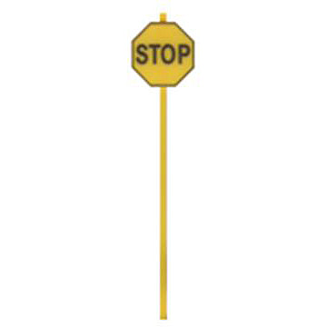 HO STOP SIGNS YELLOW