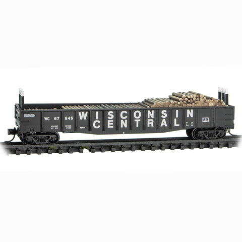 N 50' GONDOLA W/PULPWOOD LOAD WC #67845