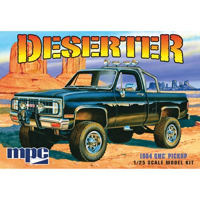 MPC  1/25 1984 GMC Deserter Pickup Truck (White)