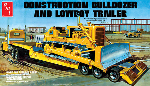 AMT 1/25  BULLDOZER&LOWBOY