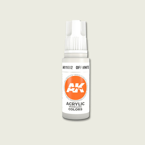 Off White Acrylic 3G Paint 17ml Bottle