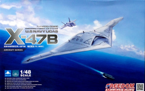 FREEDOM 1/48 X47B UCAV (unmanned combat air system) USN Modern Aircraft