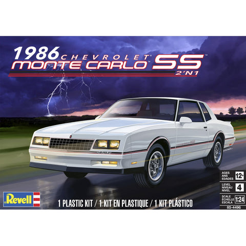 REVELL 1/24 1986 Chevrolet Monte Carlo SS (2 in 1)