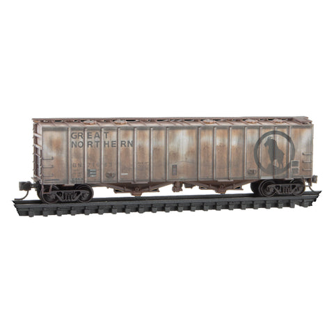 N 50' 2-BAY AIRSLIDE COVERED HOPPER WEATHERED GN