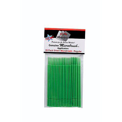 MICROBRUSH Alpha  Green: Regular Applicator (25/pk)