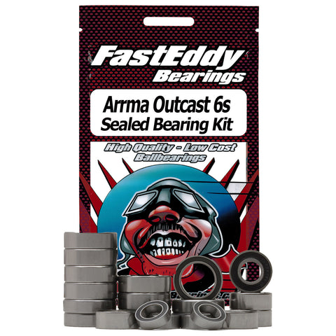 FASTEDDY 1/8 ARRMA OUTCAST 6S BLX SEALED BEARING KIT