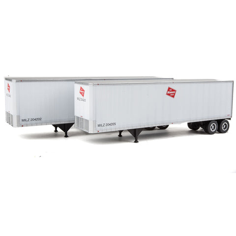 HO 40' TRAILER MILWAUKEE RR (2)