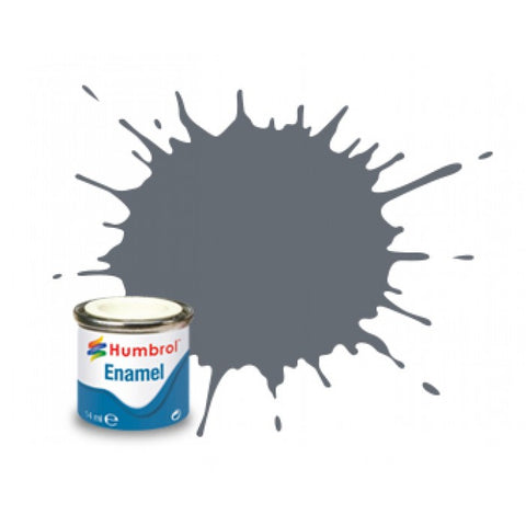 HUMBROL 14ml. Enamel Satin Extra Dark Sea Grey