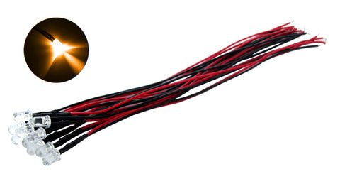 COMMONSENSE [10] 5MM ORANGE LED