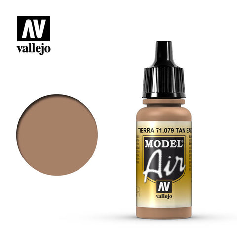VALLEJO 	17ml Bottle Tan Earth Model Air