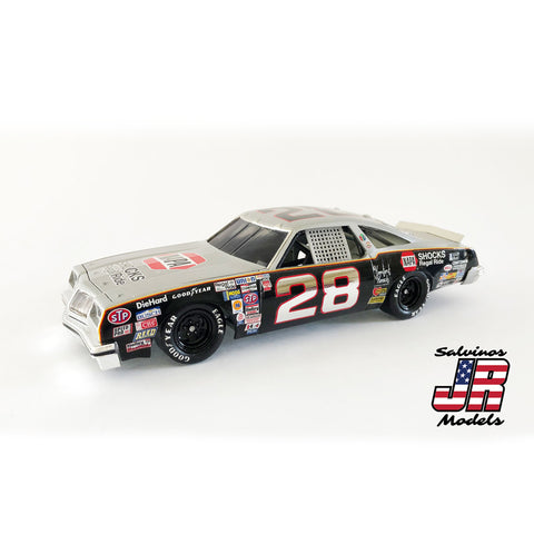 SALVINOS 1/25 Buddy Baker Gray Ghost #28 1980 Oldsmobile 442 Daytona 500 Winner Race Car