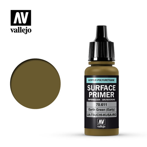 VALLEJO 17ml Bottle IJA Earth Green (Early) Surface Primer