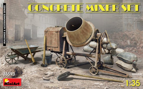 MINIART 1/35 Concrete Mixer Set