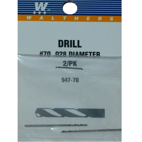 DRILL BIT #70 .028 DIAMETER