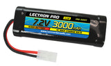 LECTRONPRO NIMH 7.2V 6-CELL 3000mah FLAT W/ TAMIYA