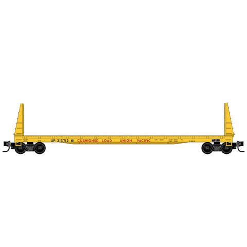 MICRO TRAINS Z UP 60' Bulkhead Flatcar #215731