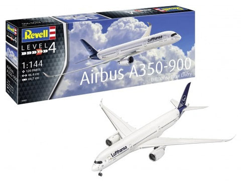 REVELL 1/144 Airbus A350-900 Lufthansa Airliner