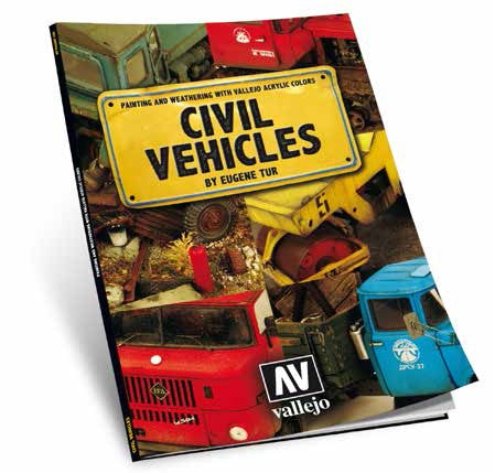 VALLEJO Civil Vehicles Painting & Weathering with Vallejo Acrylic Colors Book