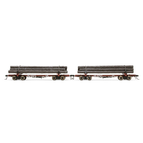HO LOG CAR SET WESTSIDE 1