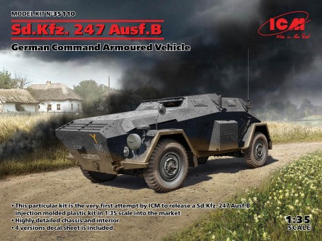 ICM 1/35 SdKfz 247 Ausf B German Command Armoured Vehicle