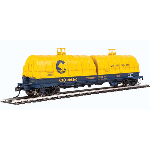 HO 50' COIL CAR CHESSIE #306260