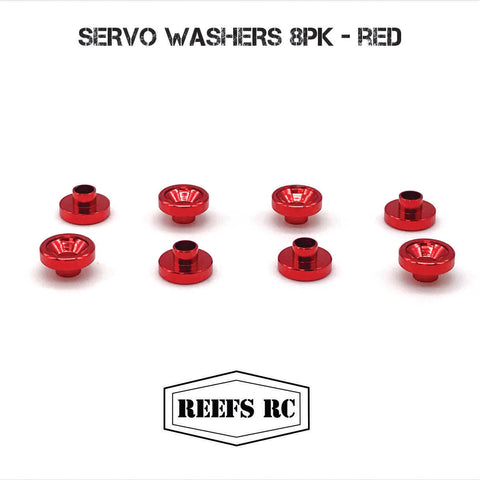 REEFS Servo Washers 8PK - RED