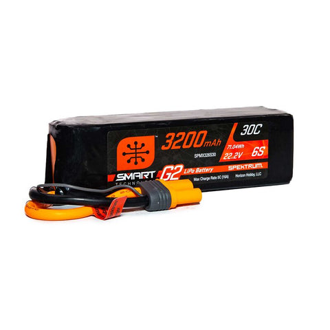 SPEKTRUM SMART-G2 LIPO 22.2V 6S 3200mah 30C W/ IC5