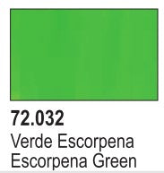 VALLEJO 18ml Bottle Scorpy Green Game Color