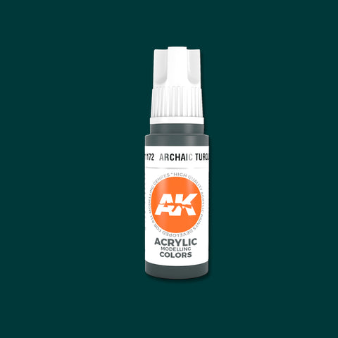 AKI Archaic Turquoise 3G Acrylic Paint 17ml Bottle