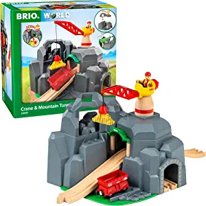 BRIO Crane & Mountain Tunnel