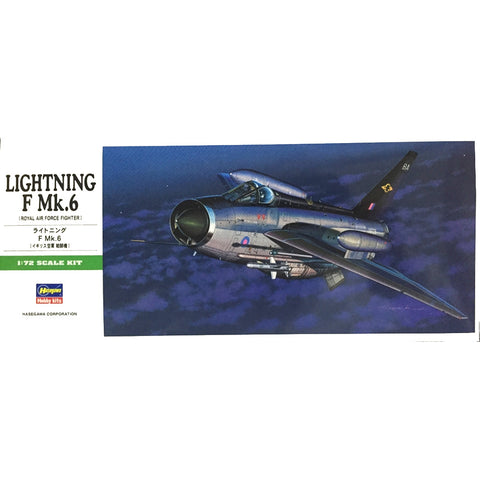 HASEGAWA 1/72  LIGHTNING F MK. 6