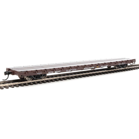 HO 60' PS FLATCAR TRAILER TRAIN OTTX #90147