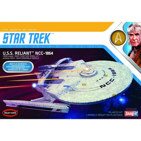 POLAR LIGHTS 1/1000 Star Trek Wrath of Khan USS Reliant NCC1864 (Snap)