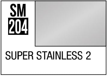 MR HOBBY 10ml Lacquer Super Metallic 2 Stainless