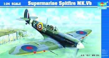 TRUMPETER 1:24 Aircraft -Supermarine spitfire MK.Vb