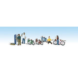 WOODLAND SCENICS N Figures: Bicycle Buddies