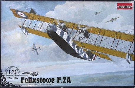 RODEN 1/72 Felixstowe F2A (Late) Flying Boat BiPlane