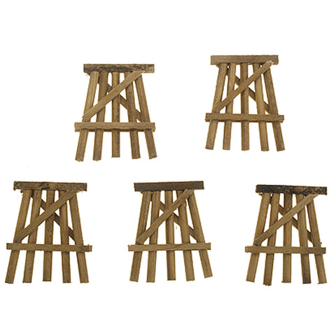N SMALL WOOD TRESTLE BRIDGE BENTS