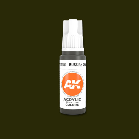 Russian Green 3G Acrylic Paint 17ml Bottle