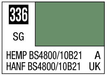 MR HOBBY 10ml Lacquer Based Semi-Gloss Hemp BS4800/10B21