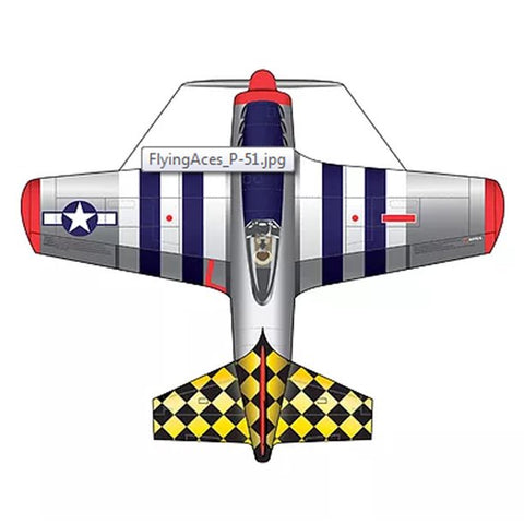 FLYING ACES  KITE P51 MUSTANG 31"